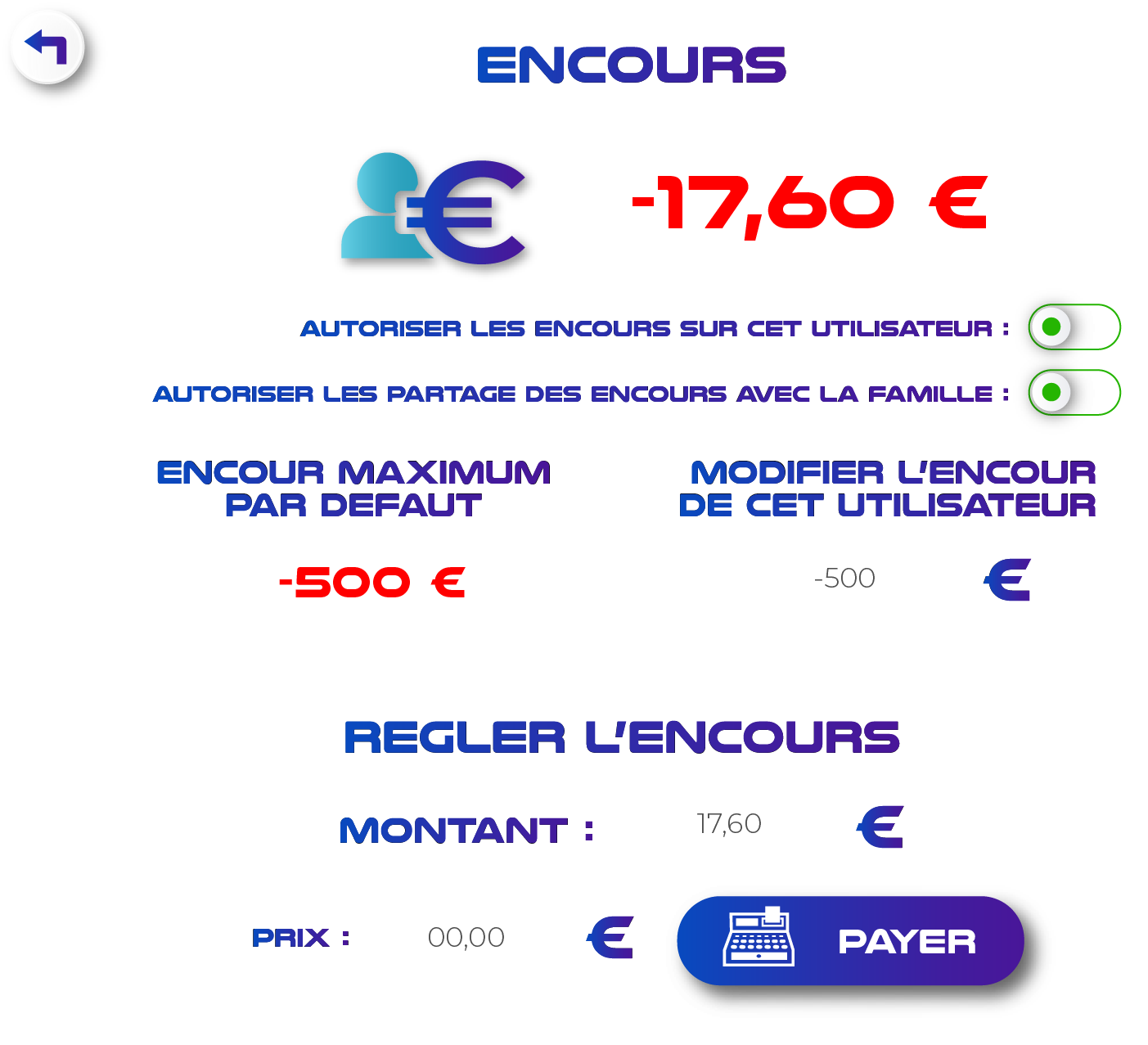 Suivi des encours